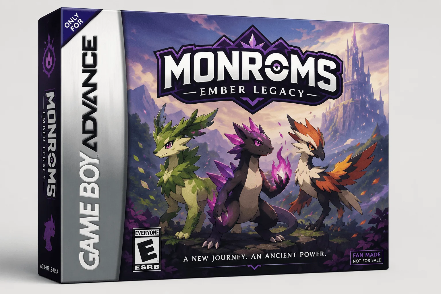 Fictional Monroms: Ember Legacy game box artwork